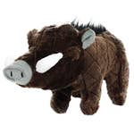 FAIRE - VIP Tuffy Dog Toys Dog Toys Warthog - Brown Mighty Safari Plush Pig Durable Dog Toys *